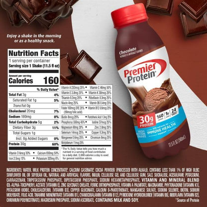 Premier Protein 12-Pack-High Protein, Low Sugar