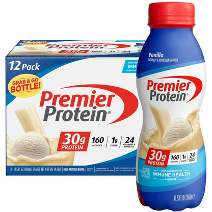 Premier Protein 12-Pack-High Protein, Low Sugar