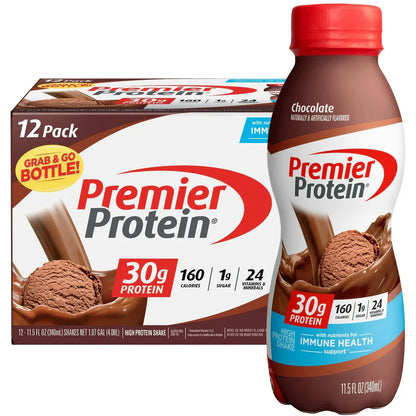 Premier Protein 12-Pack-High Protein, Low Sugar